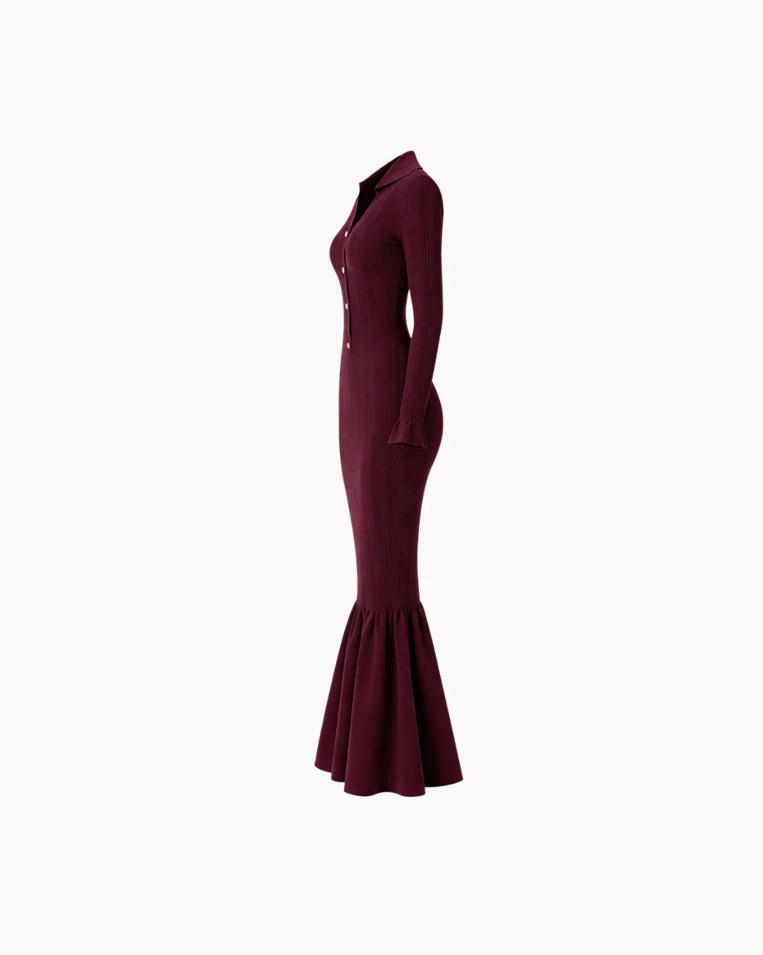 Portofino Mermaid Dress - Burgundy