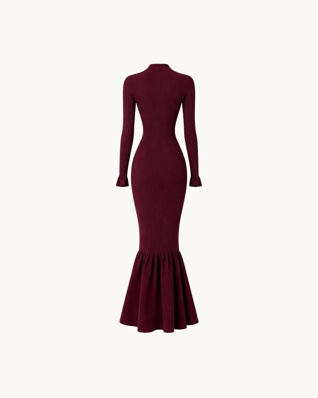 Portofino Mermaid Dress - Burgundy