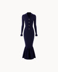 Portofino Mermaid Dress - Navy