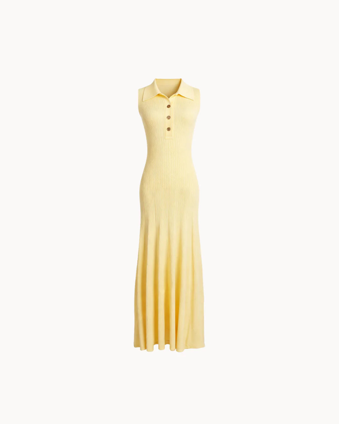 Amalfi Polo Dress - Butter