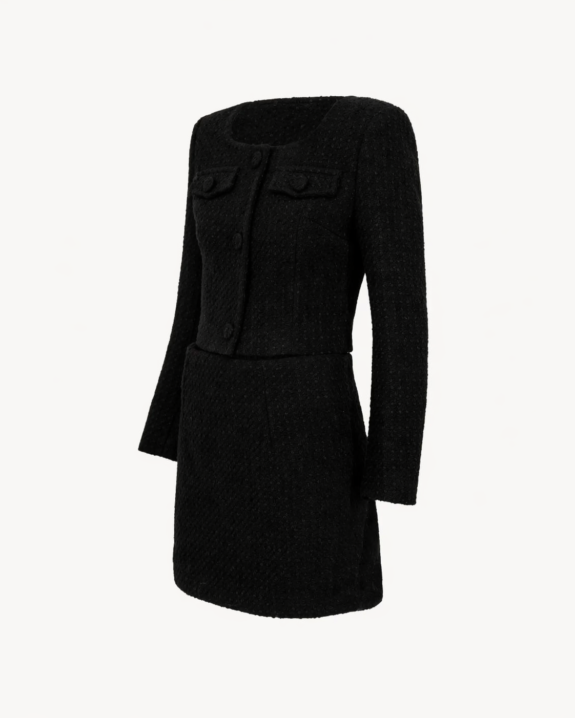 Alina Tweed Set – Black