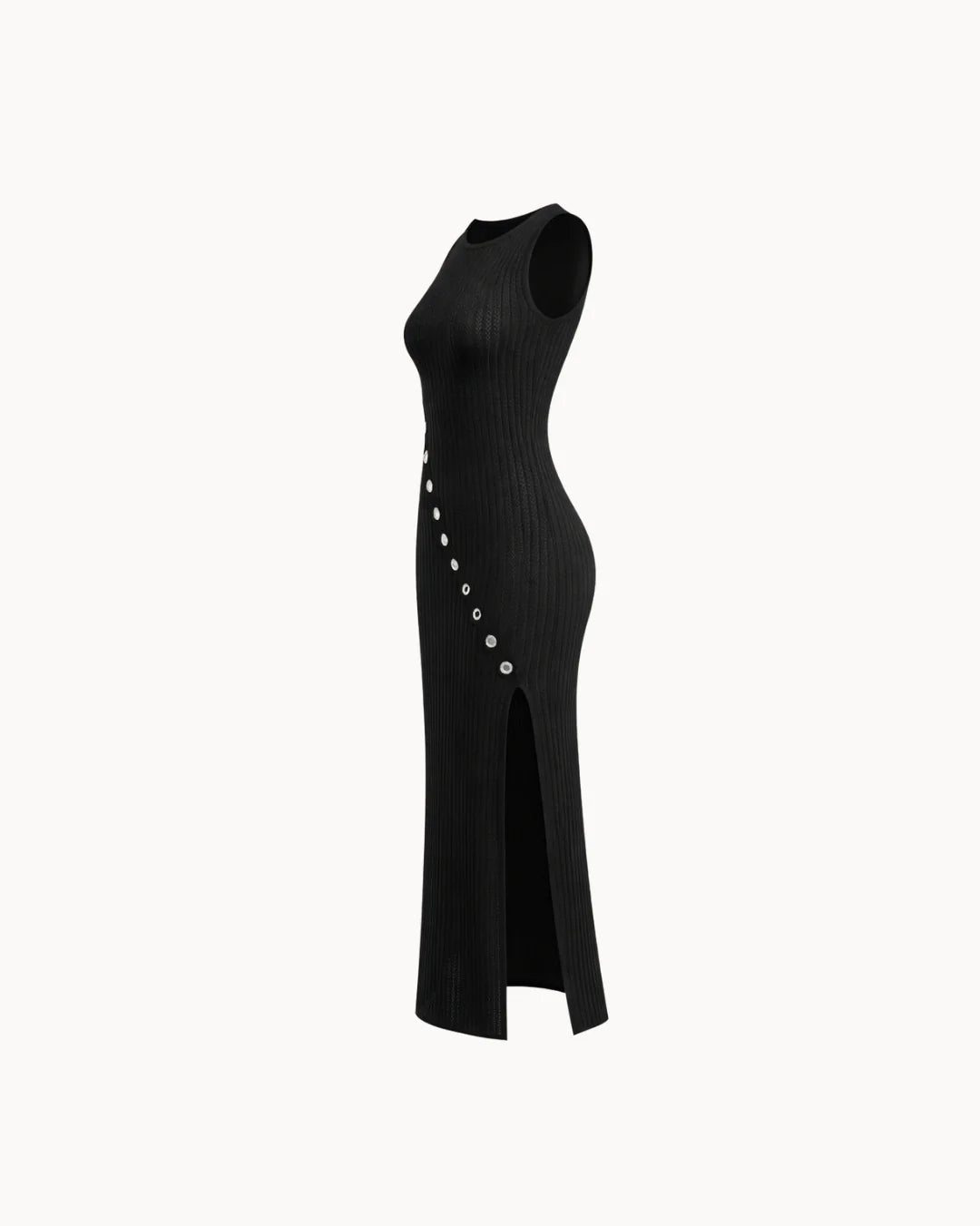 Dahlia Sculpt Dress - Noir