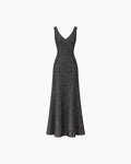 Nova V-Neck Dress - Black