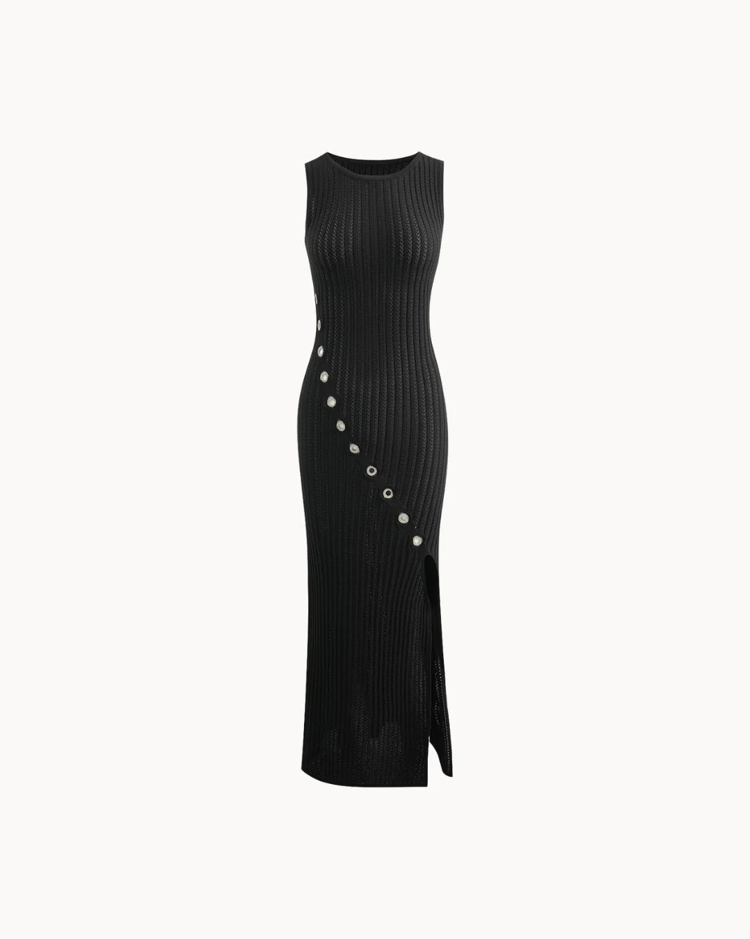 Dahlia Sculpt Dress - Noir