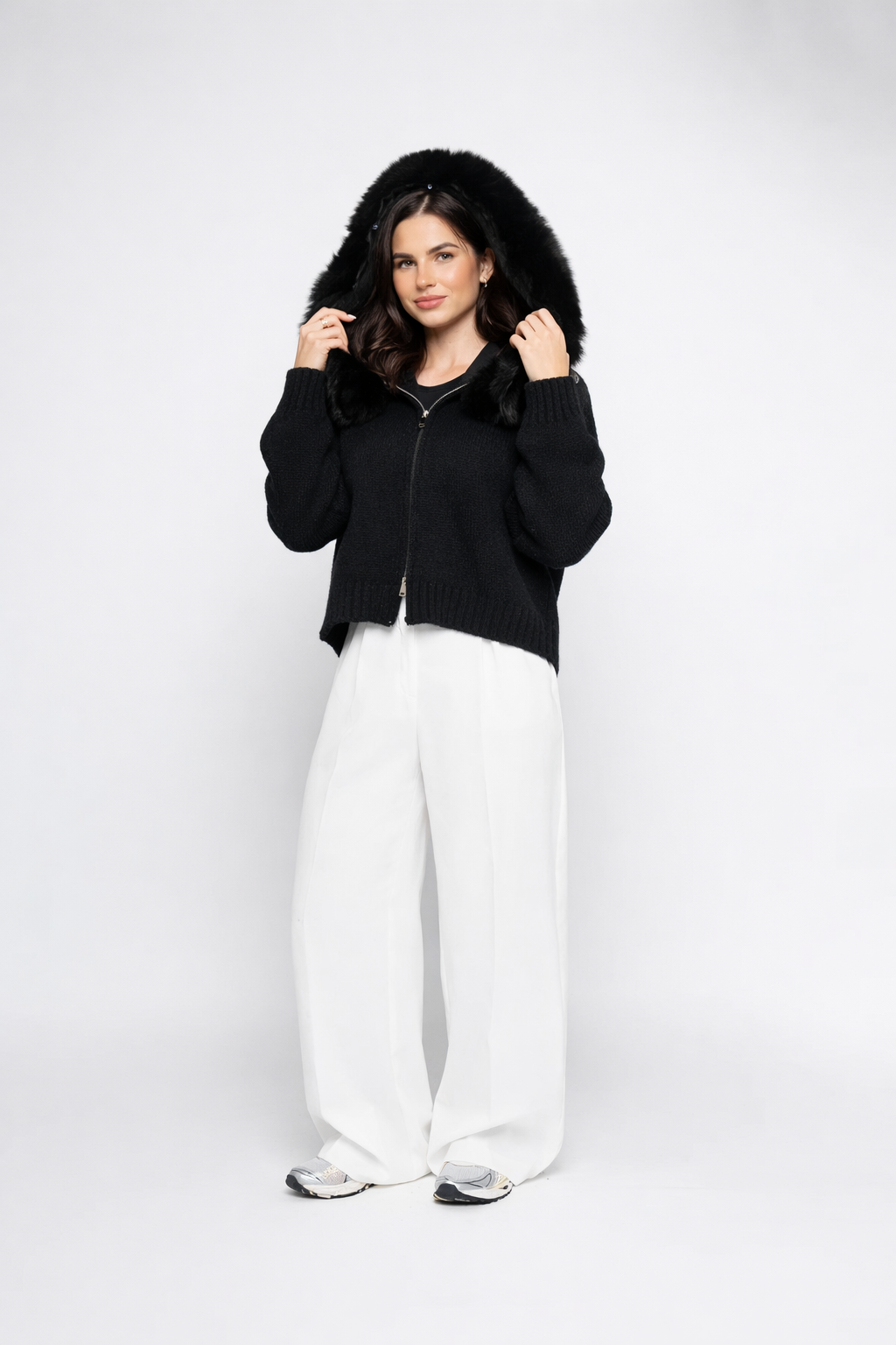 The Nora Cardigan - BLACK