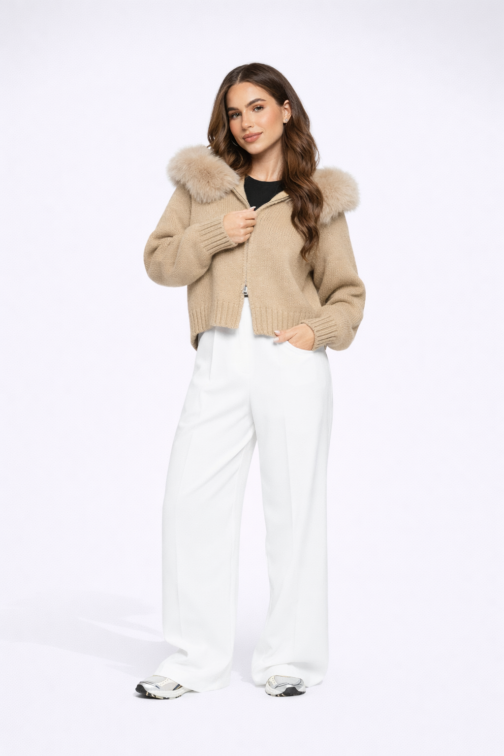 The Nora Cardigan - BEIGE