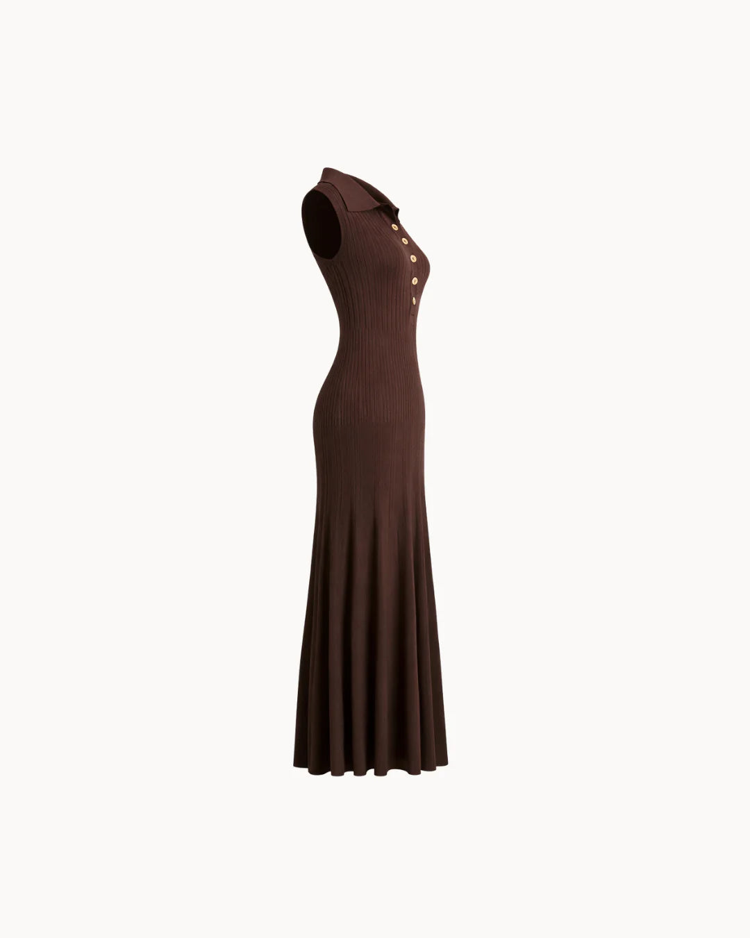Amalfi Polo Dress - Chocolate