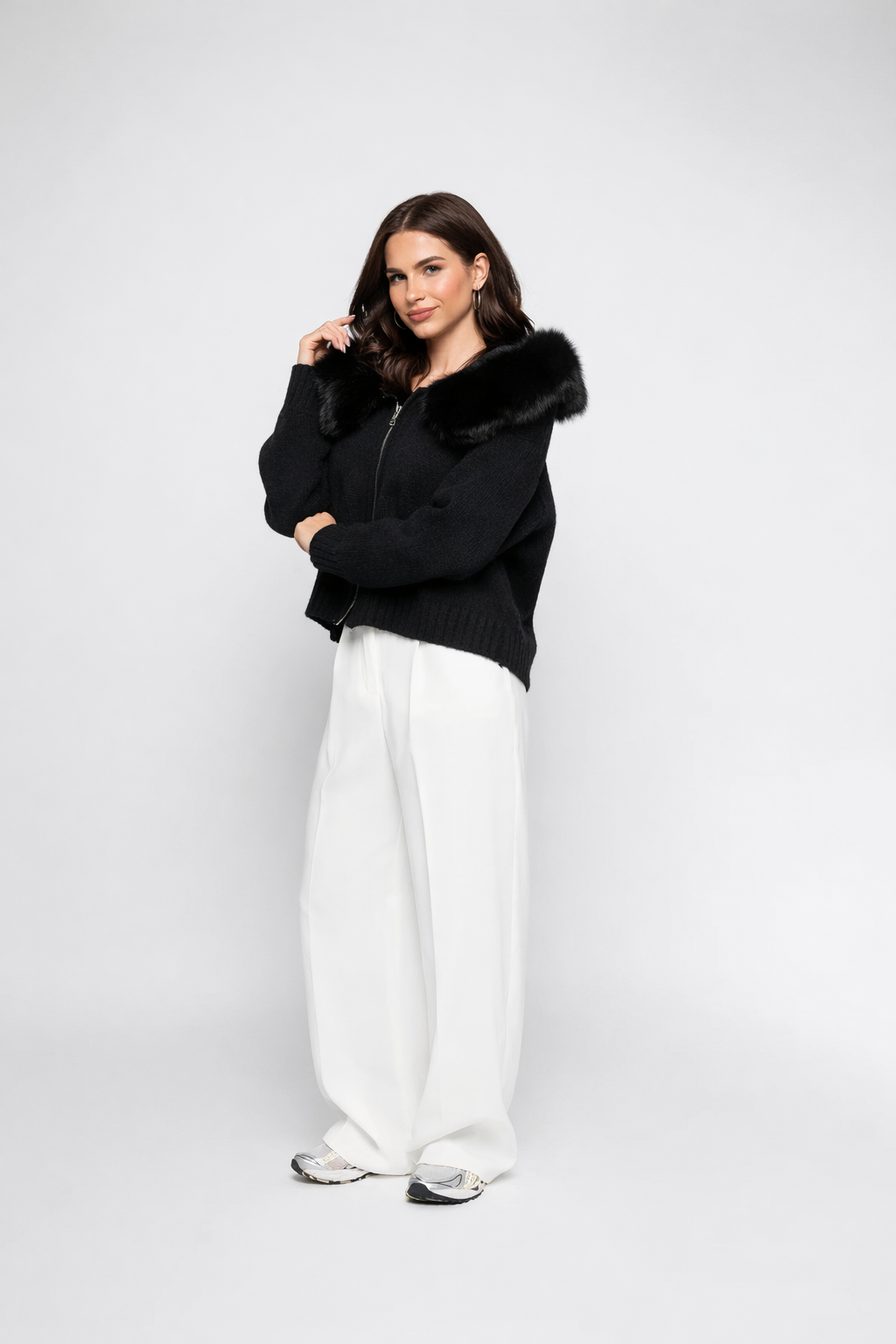 The Nora Cardigan - BLACK