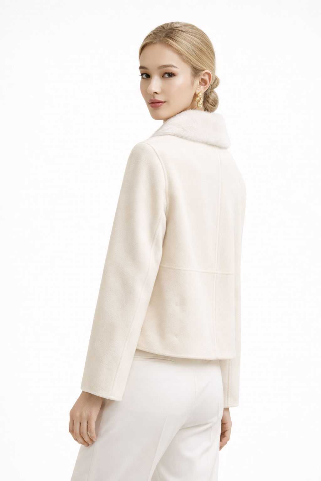 The Alba Fur Collared Coat