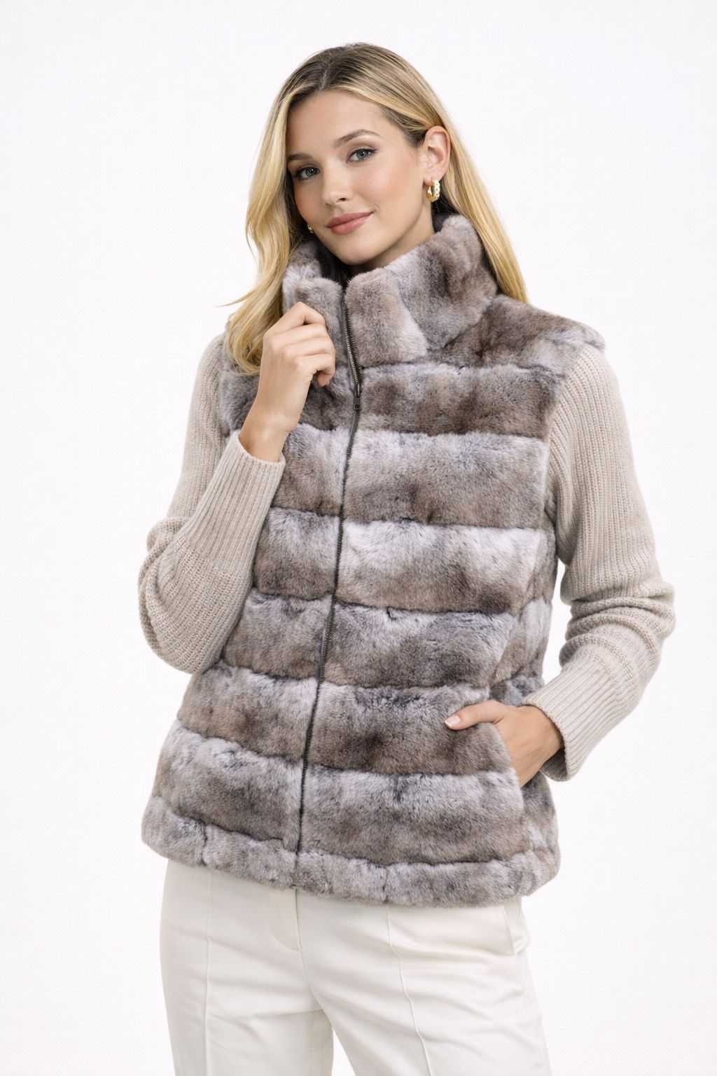 The Grey Elara Cardigan