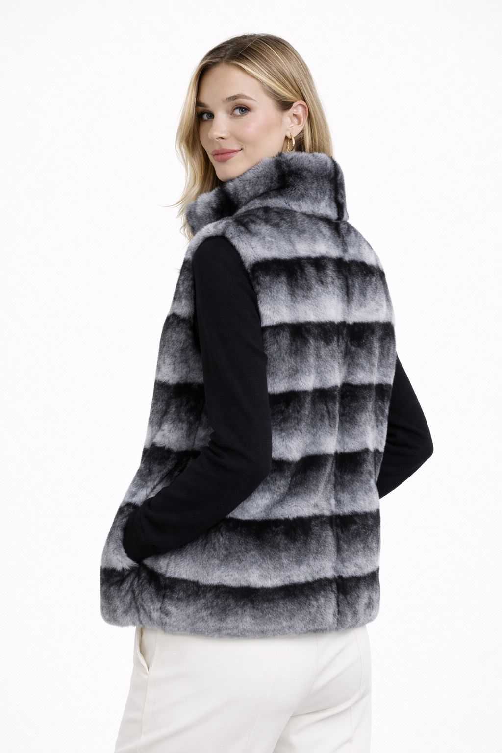 The Elara Fur Cardigan
