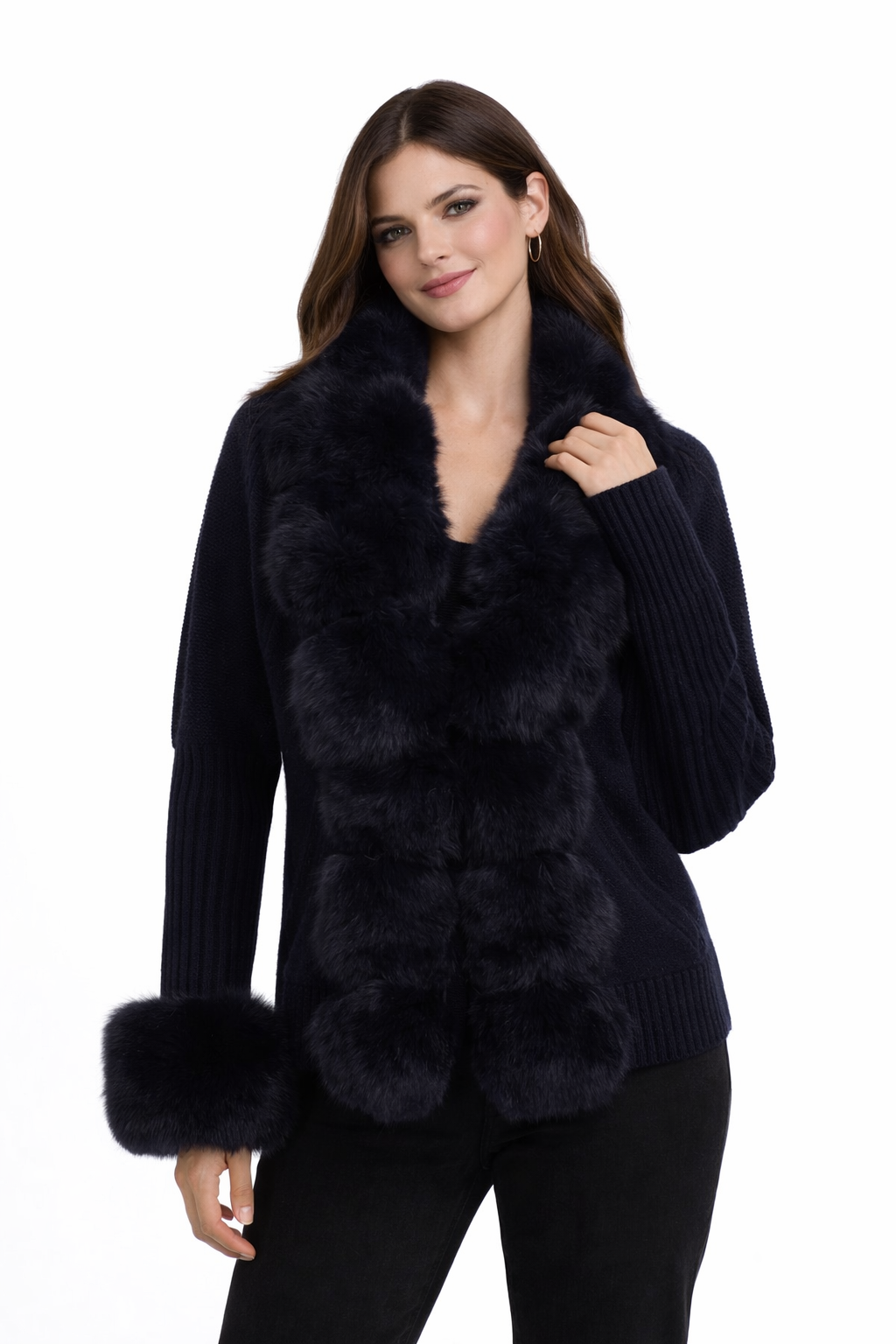 The Nellie Fur Cardigan