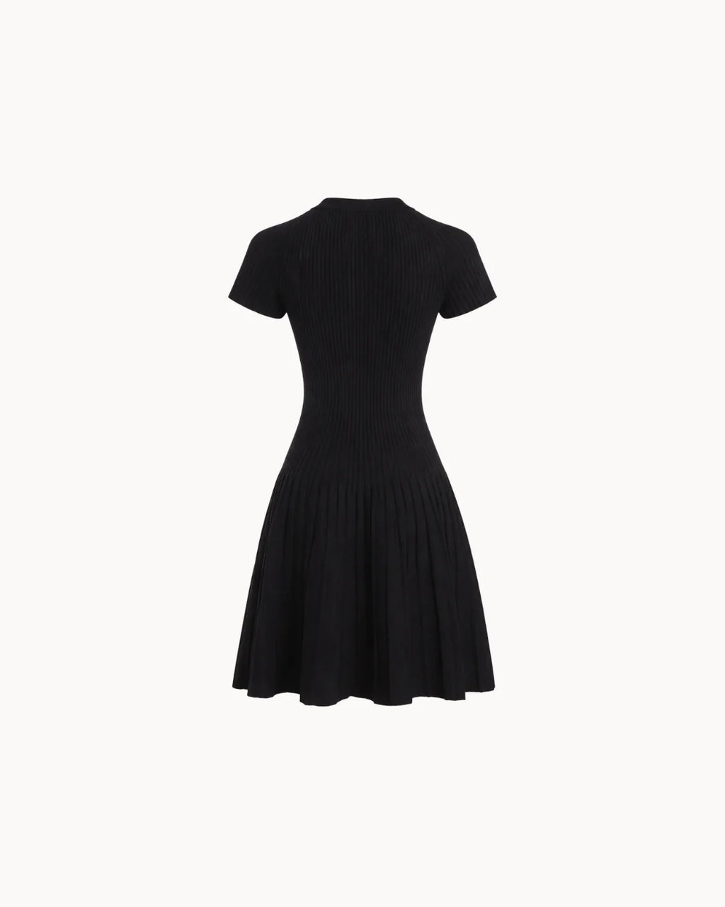 Aria Keyhole Midi Dress – Black