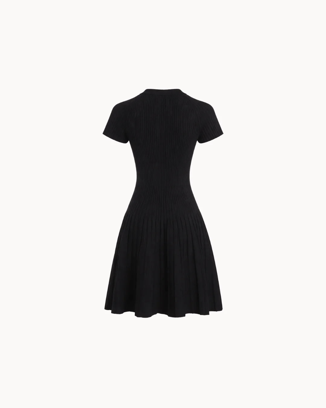 Aria Keyhole Midi Dress – Black