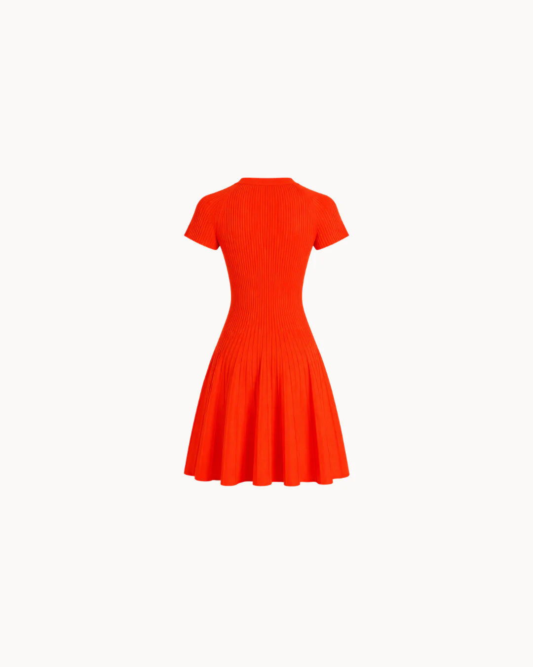 Aria Keyhole Midi Dress – Tangerine