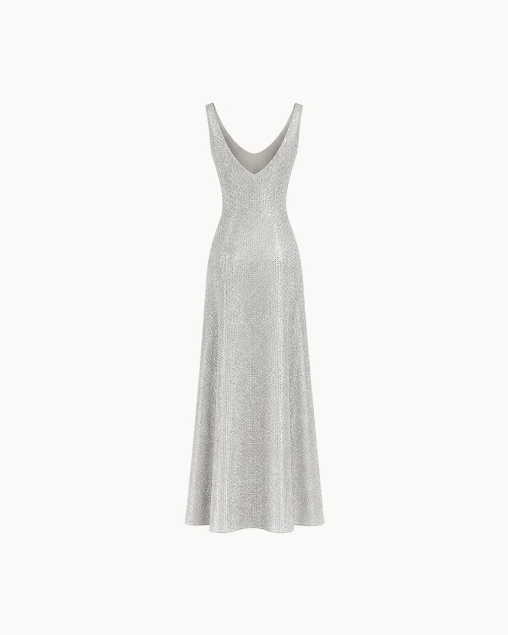 Nova V-Neck Dress - Silver