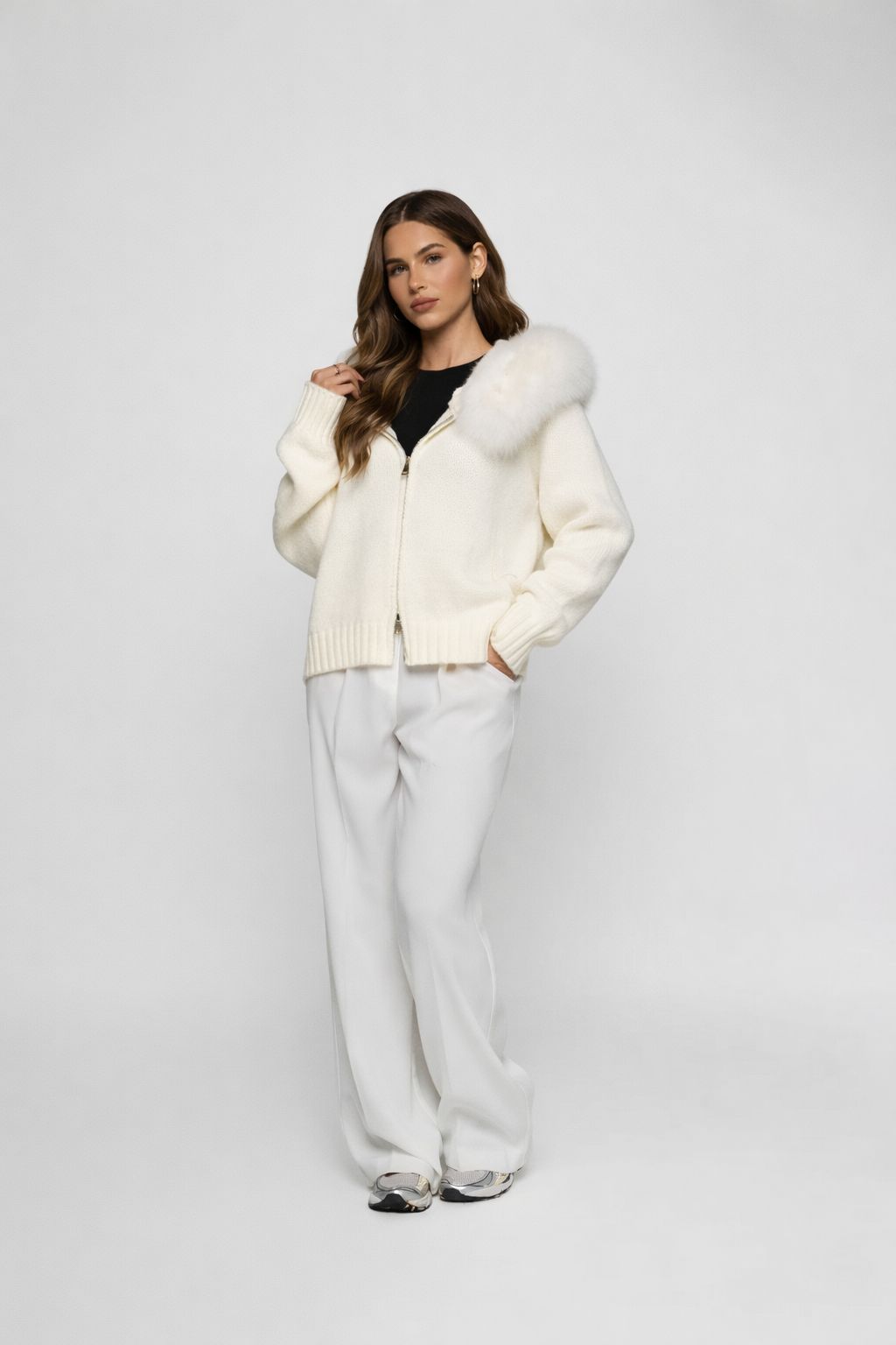 The Nora Cardigan - IVORY