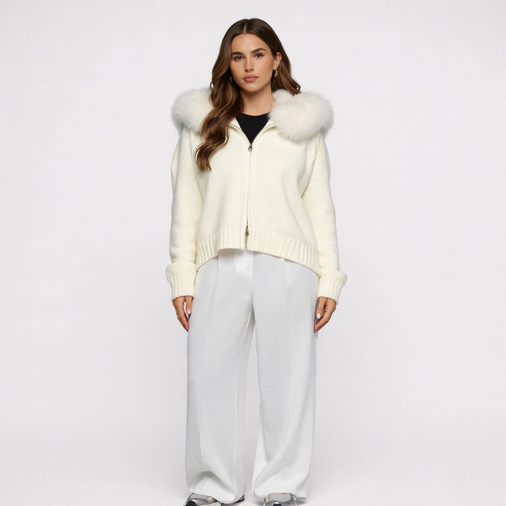 The Nora Cardigan - IVORY
