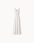 Nova V-Neck Dress - Ivory