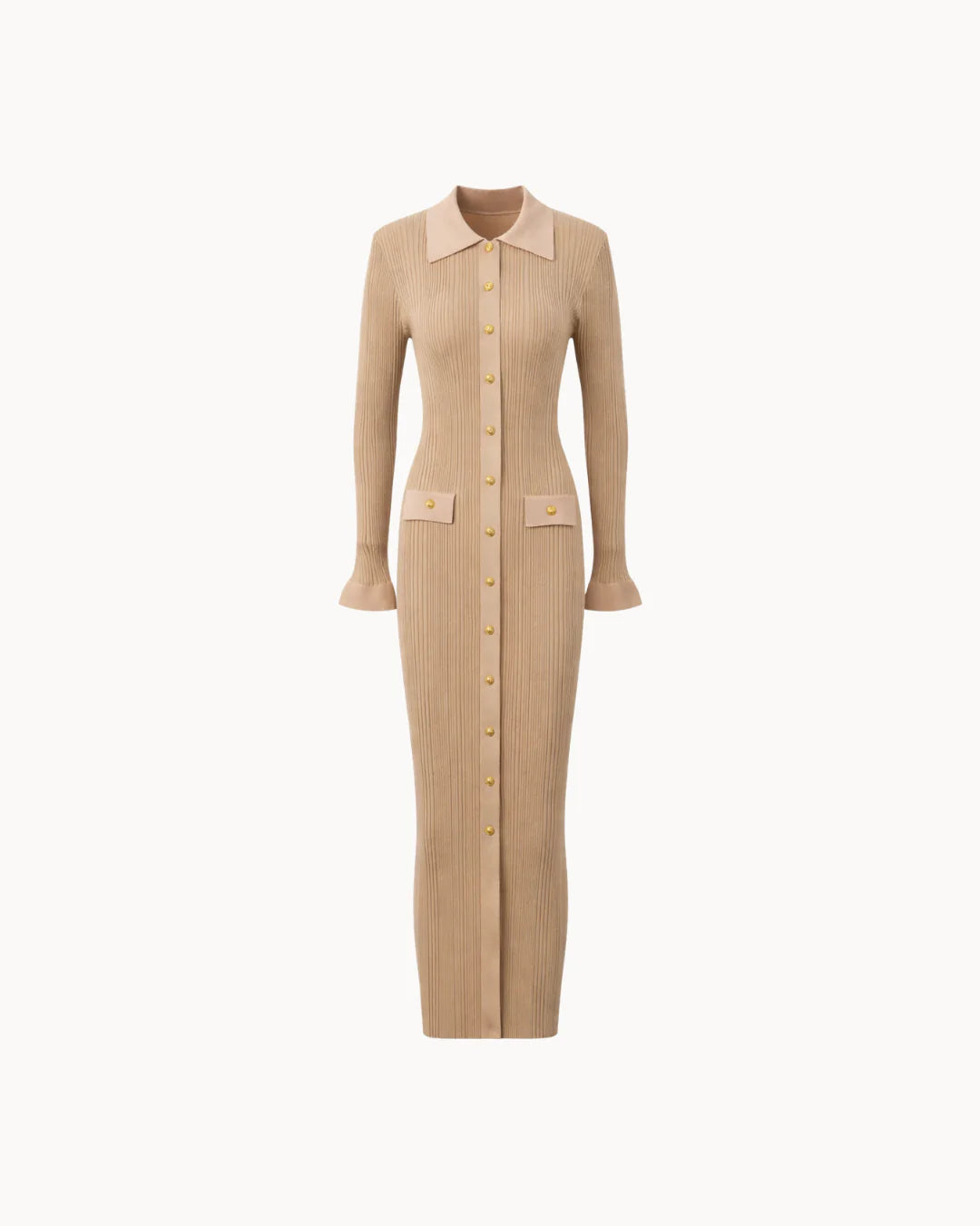 Marcella Midi Dress - Camel