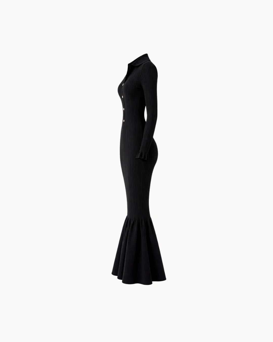 Portofino Mermaid Dress - Noir