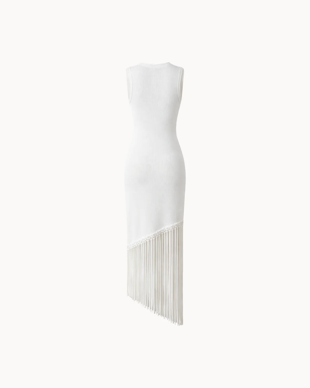Sienna Fringe Dress - Ivory
